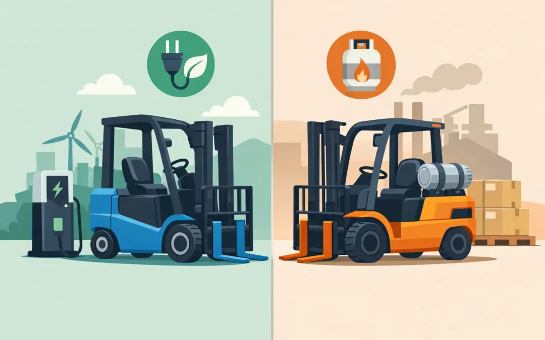Electric Forklift vs Propane Forklift