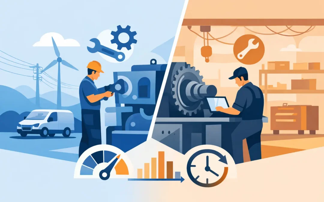 Field Service Versus Shop Repair for Uptime