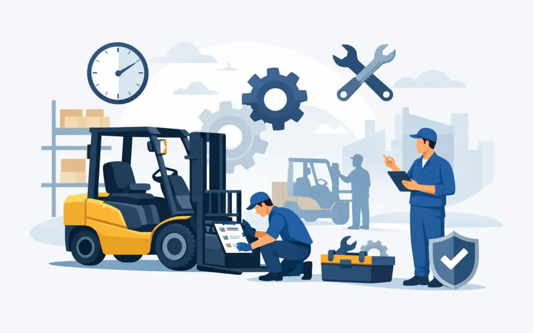 Forklift Service Agreement Benefits That Cut Downtime