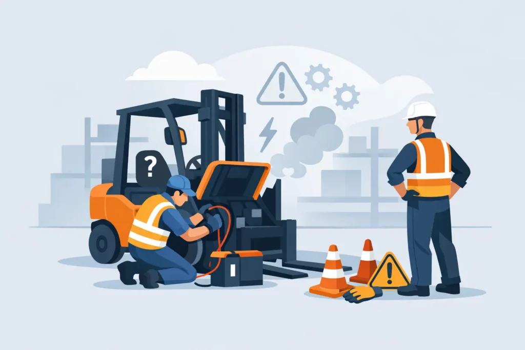 How to Fix Forklift Starting Issues Safely