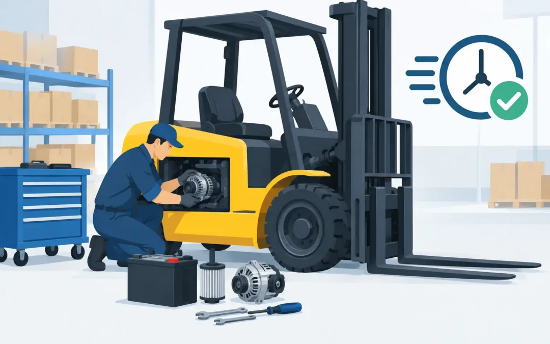 Forklift Parts Replacement Without Lost Time