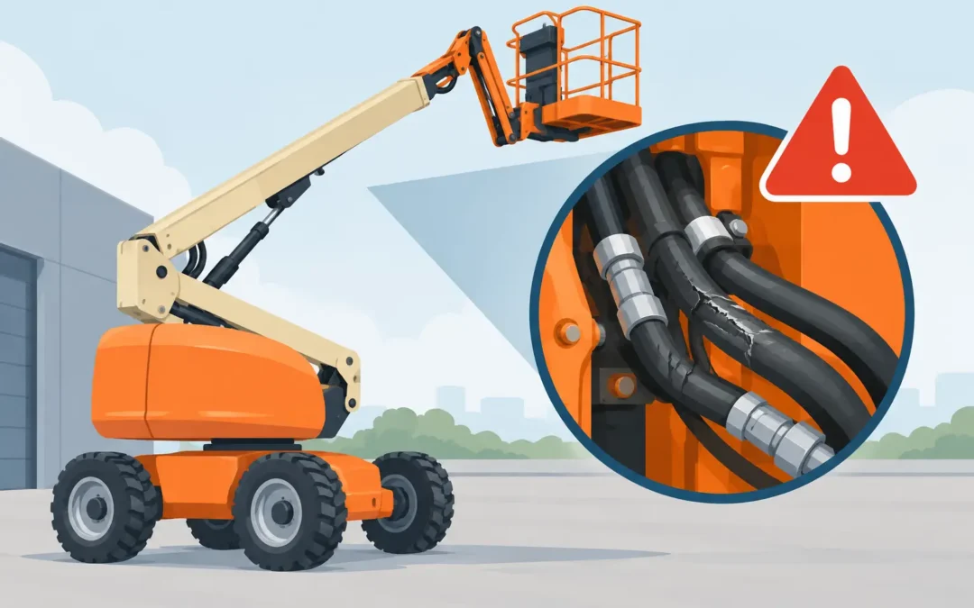 When to Replace Boom Lift Hoses: Warning Signs